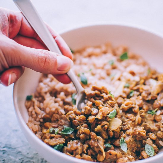 Green Lentil Curry