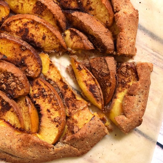 Vegan, Grain Free Nectarine Gallete