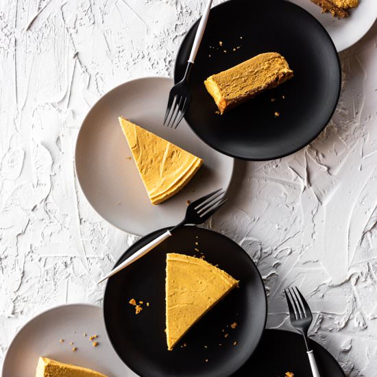 No-Bake Pumpkin Mousse Cheesecake