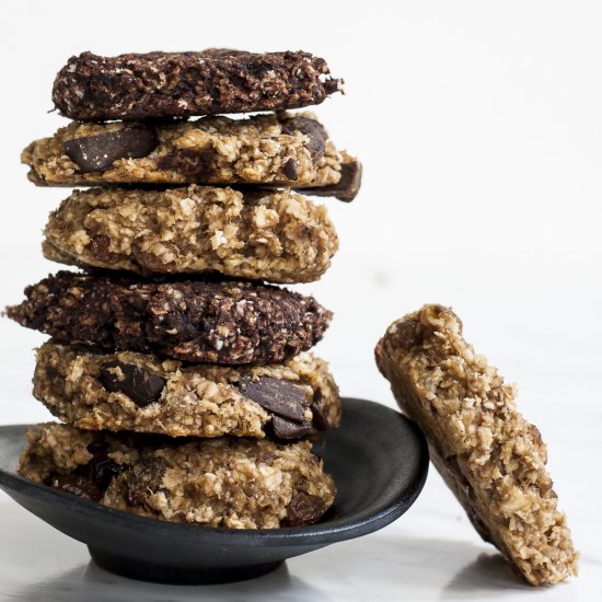 Banana Peanut Butter Oatmeal Cookie