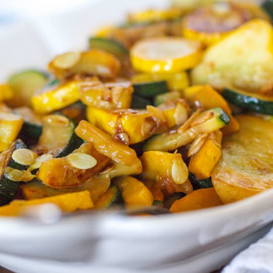 Sautéed Yellow Squash and Zucchini