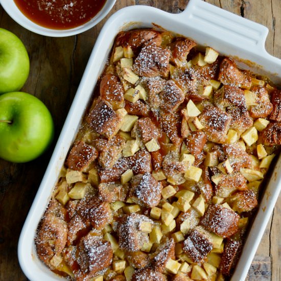 Caramel Apple Bread Pudding