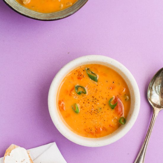 30-Minute Chickpea Coconut Soup