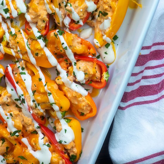 BUFFALO CHICKEN MINI SWEET PEPPERS