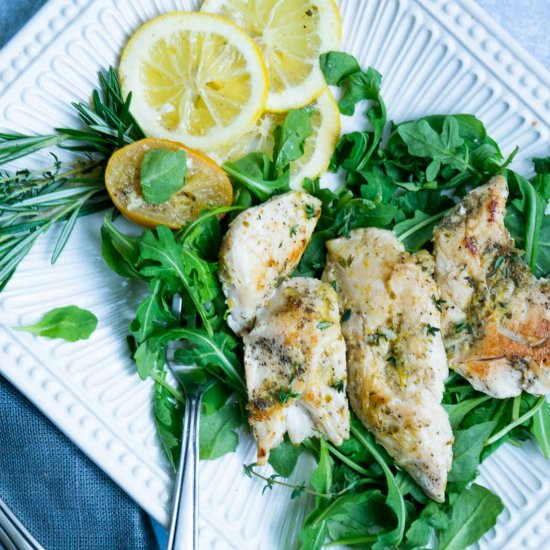 Lemon and Roasted Garlic Chicken