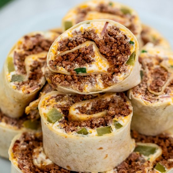 Cuban Sausage Pinwheels