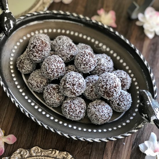 Orange chocolate bliss balls