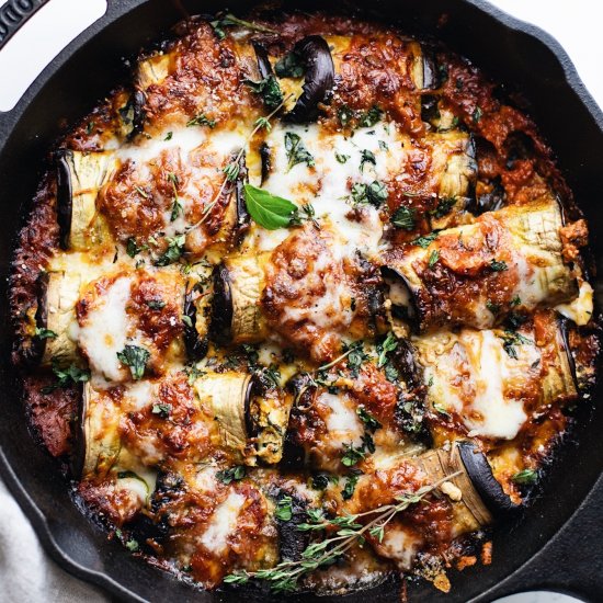 Baked Eggplant Rollatini