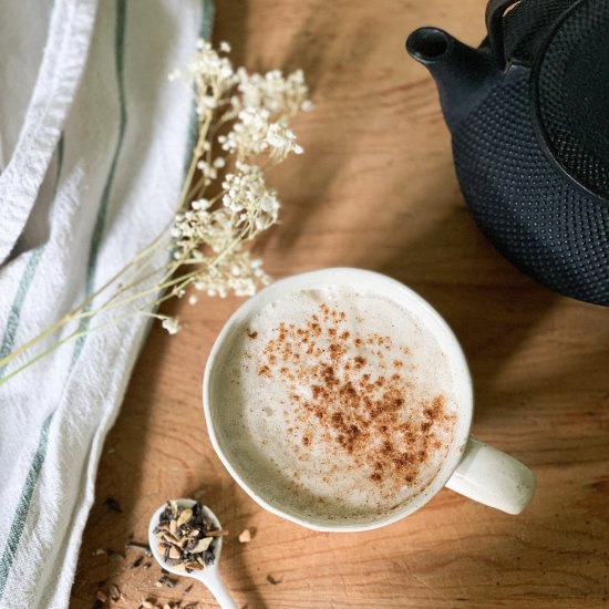 Salted Maple Coconut Chai Latte