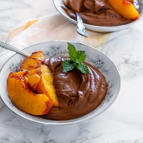 Sweet potato chocolate mousse