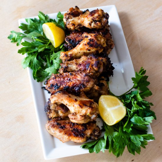 Lemon Pepper Chicken Wings