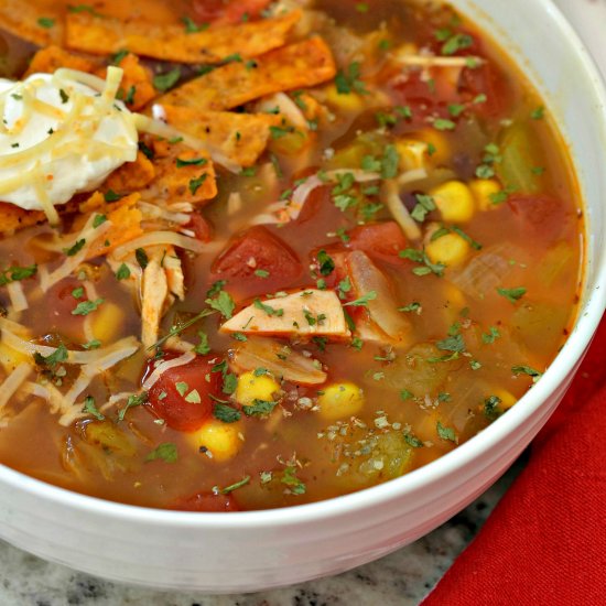 Chicken Enchilada Soup