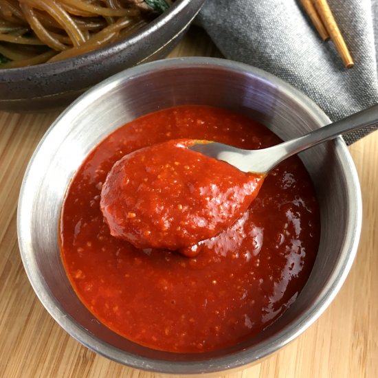 No-Cook 5-Minute Korean Chili Sauce