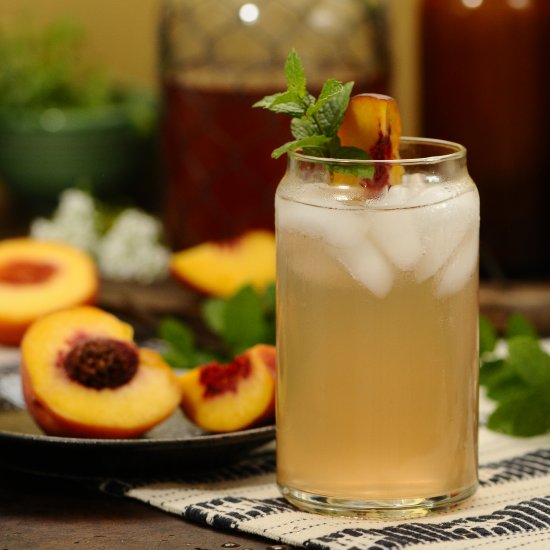 Peach-Lavender Shrub