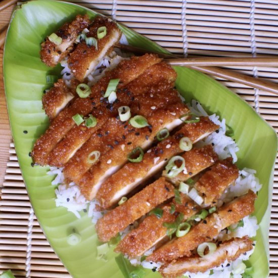 Honey Garlic Chicken Katsu