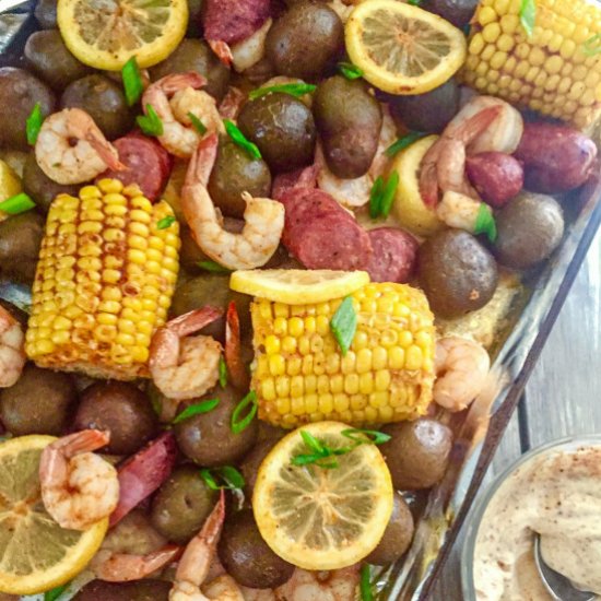 Sheet Pan Shrimp Boil