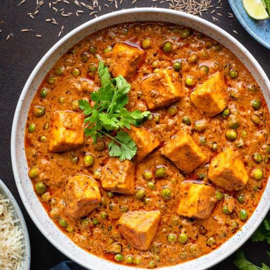 Instant Pot Matar Paneer