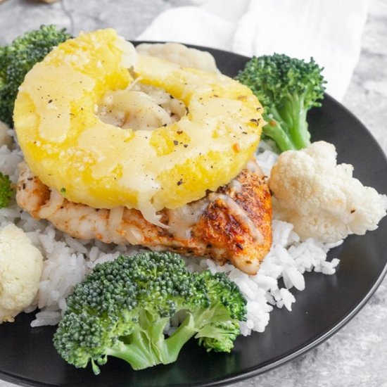 Sheet Pan Pineapple Chicken