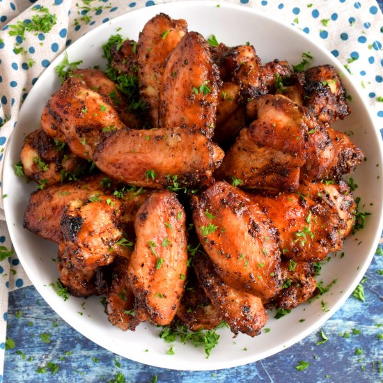 Dry Rub Baked Chicken Wings