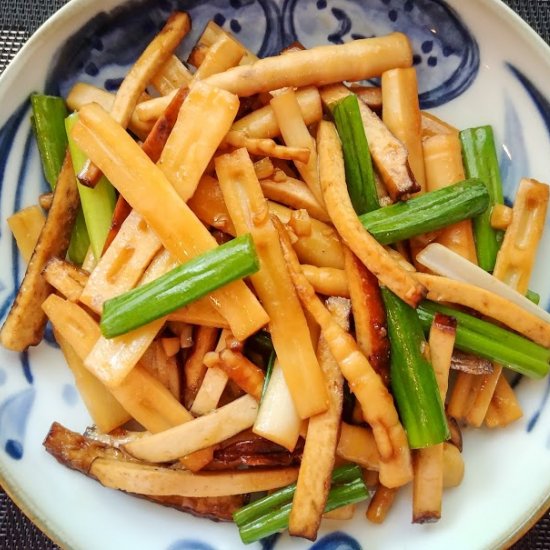 Tofu with Bamboo Shoots