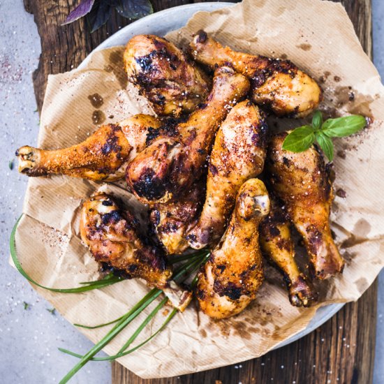 Grilled Chicken Drumsticks