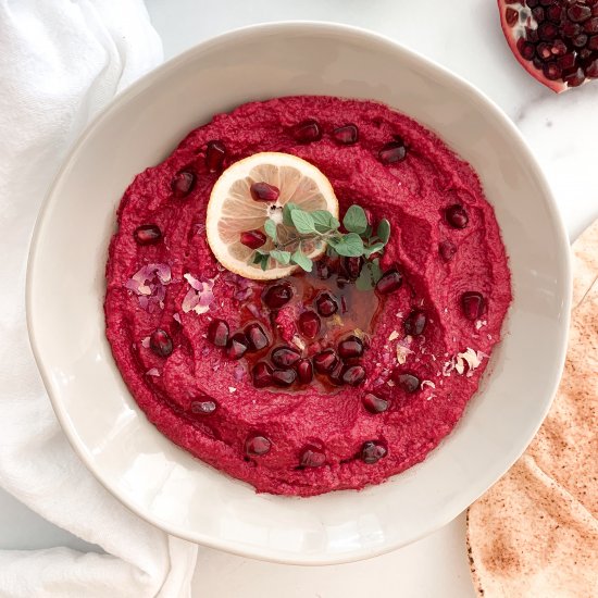 Mutabbal Shamandar (Beet Dip)