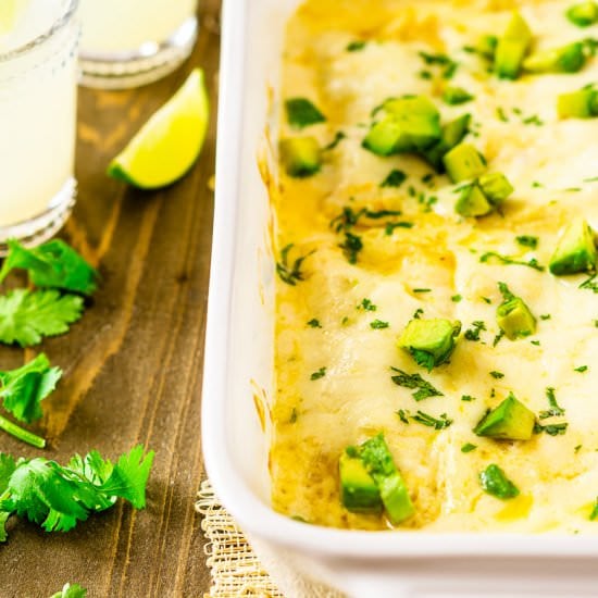 Jerk Chicken Enchiladas