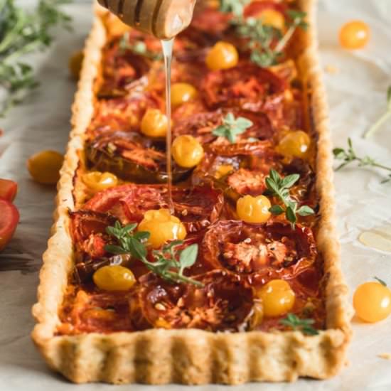 Roasted Tomato & Thyme Tart