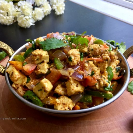 KADAI PANEER DRY