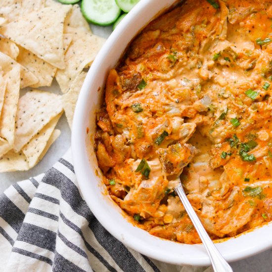 Whole30 & Keto Buffalo Chicken Dip