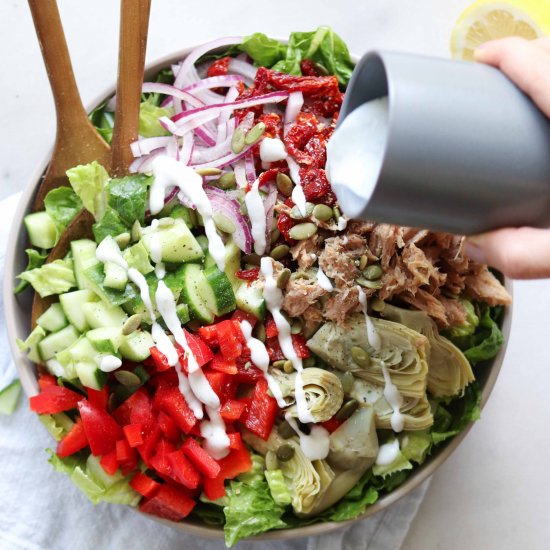 Mediterranean Salad with Tuna