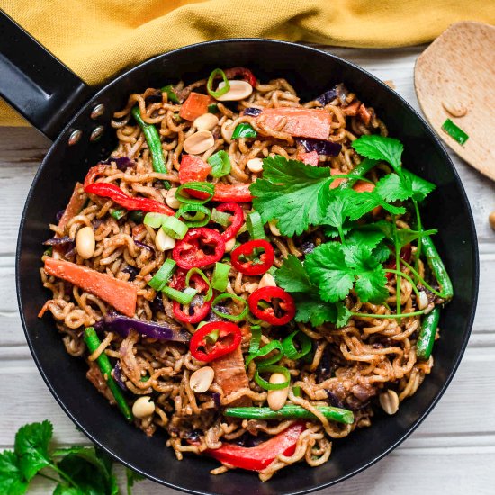 Satay Stir Fry Noodles