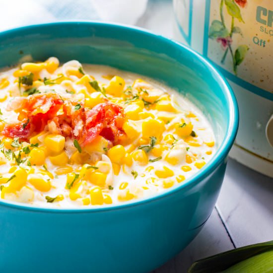 Slow Cooker Creamed Corn