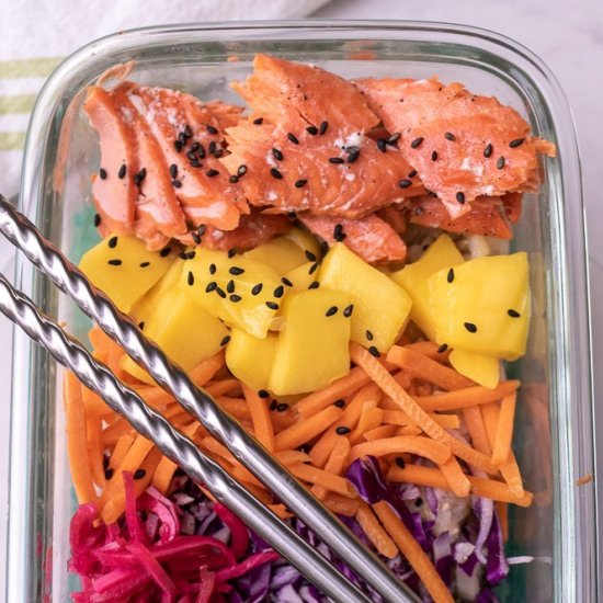 Salmon Poke Bowl Meal Prep