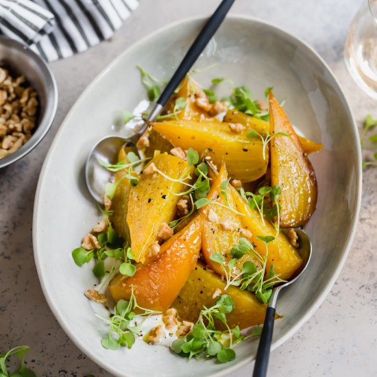 roasted golden beets