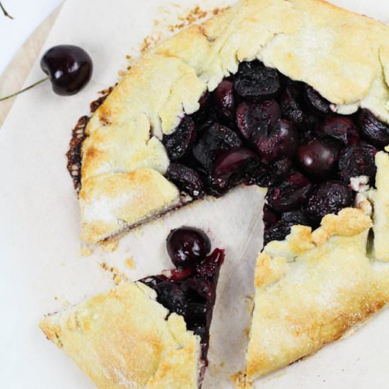 Easy Cherry Galette Recipe