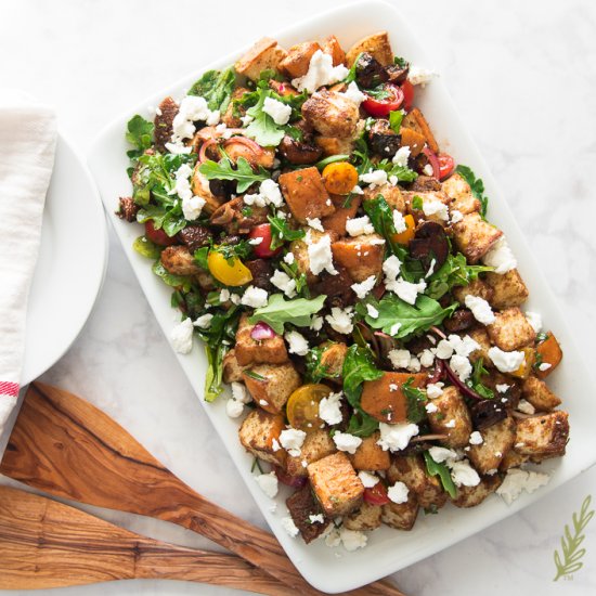 Balsamic Panzanella Salad