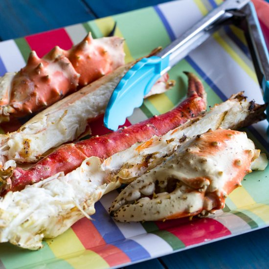 Grilled King Crab