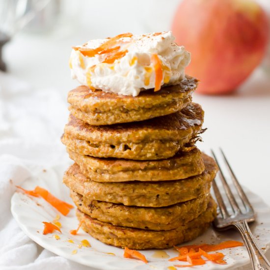 Healthy Apple Carrot Pancakes