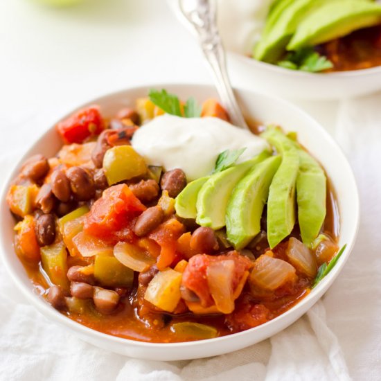 Black Bean & Sweet Potato Chili