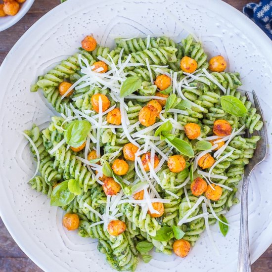 Hidden Veggie Pesto Pasta