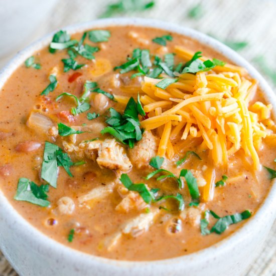 Instant Pot Chicken Enchilada Chili