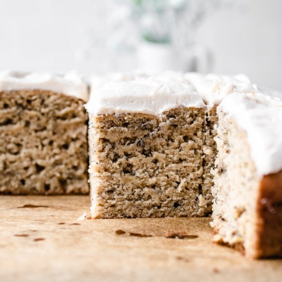 Banana Snack Cake