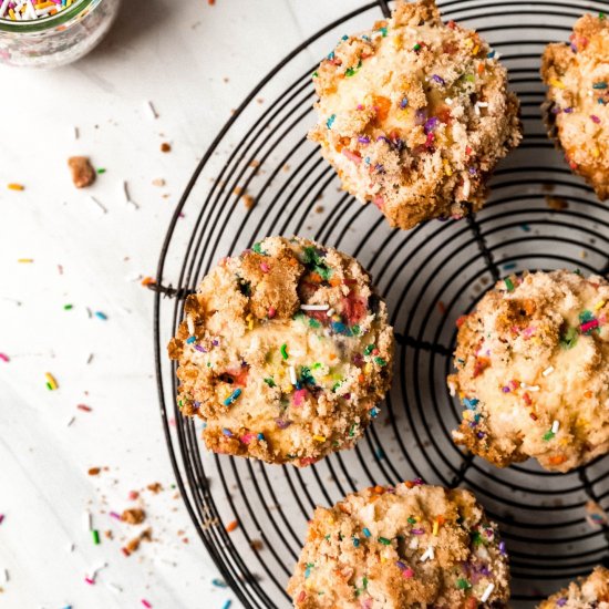 Birthday Coffee Cake Muffins