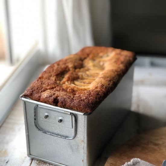 RUSTIC APPLE LOAF CAKE