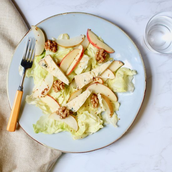 Apple, Pear and Blue Cheese Salad