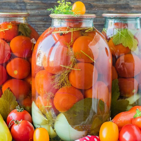 Russian Grandmas Canned Tomatoes