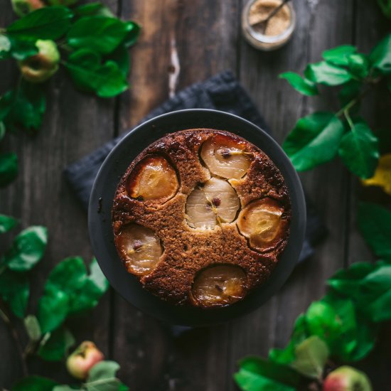 Apple upside down cake