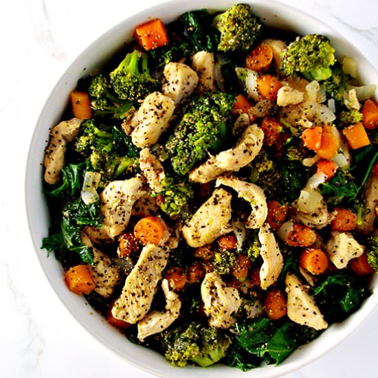 Chicken Kale Stir-Fry