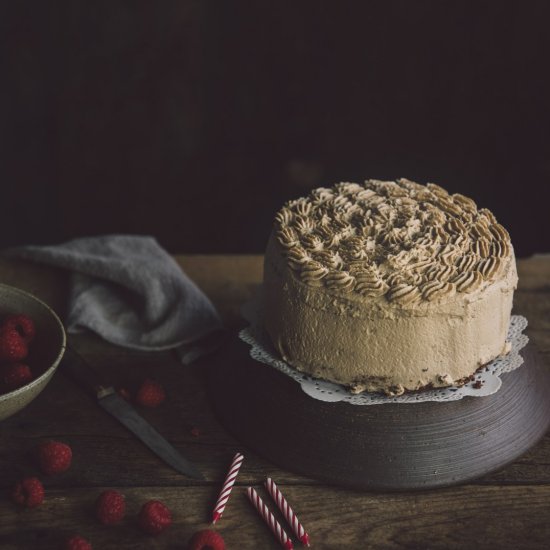 sea salted mocha cake